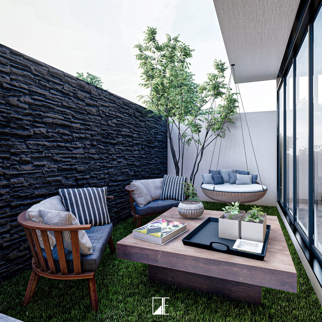 GLE Arquitectura - Casa OT - Jardín
